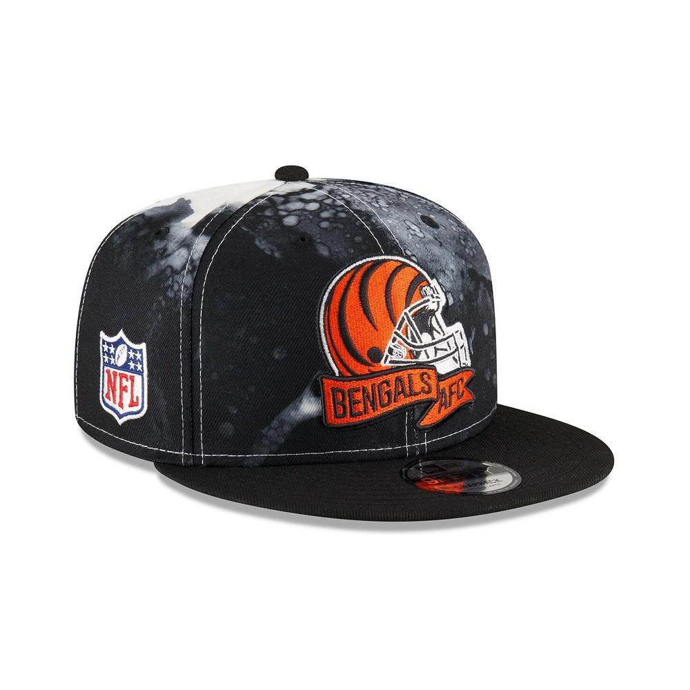 商品New Era|Men's Cincinnati Bengals 2022 Sideline 9FIFTY Ink Dye Snapback Hat,价格¥301,第1张图片