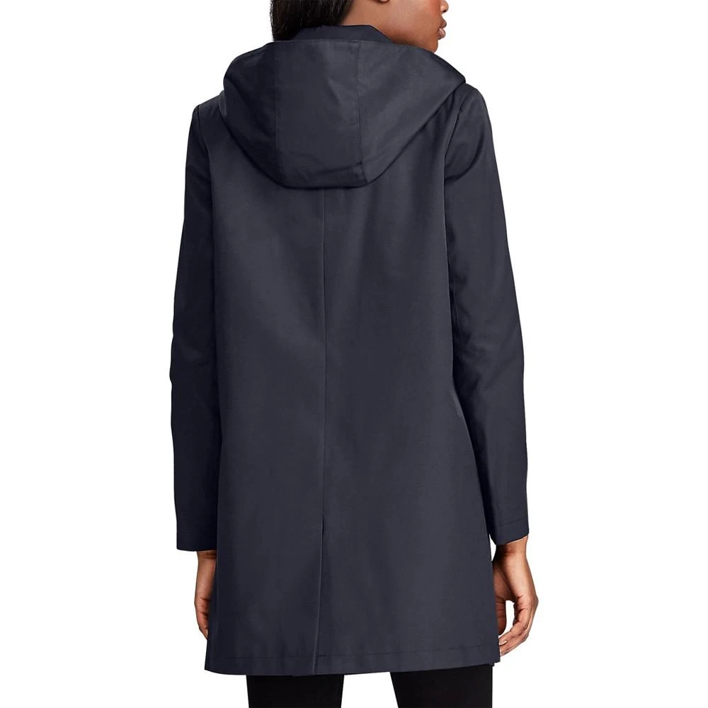 商品Ralph Lauren|Women's Hooded Single-Breasted A-Line Raincoat, Created for Macy's,价格¥898,第2张图片详细描述