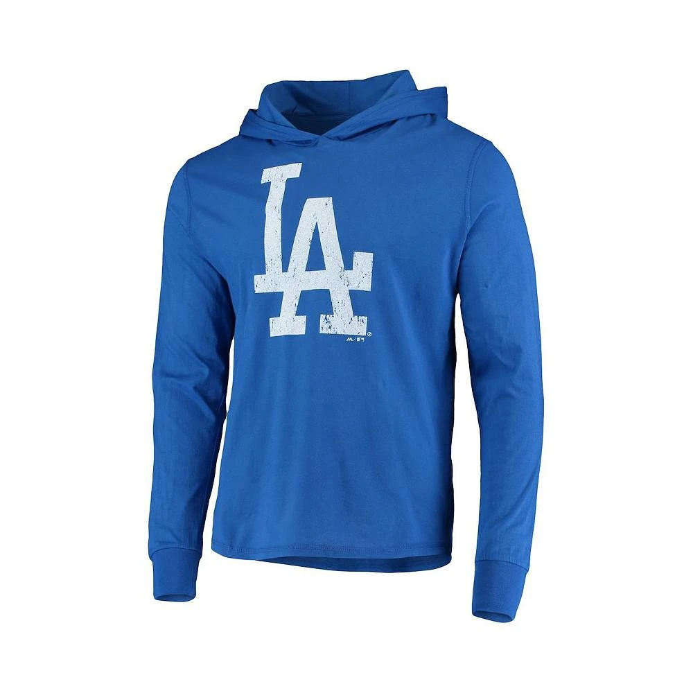 商品Majestic|Men's Cody Bellinger Royal Los Angeles Dodgers Softhand Player Long Sleeve Hoodie T-shirt,价格¥274,第3张图片详细描述