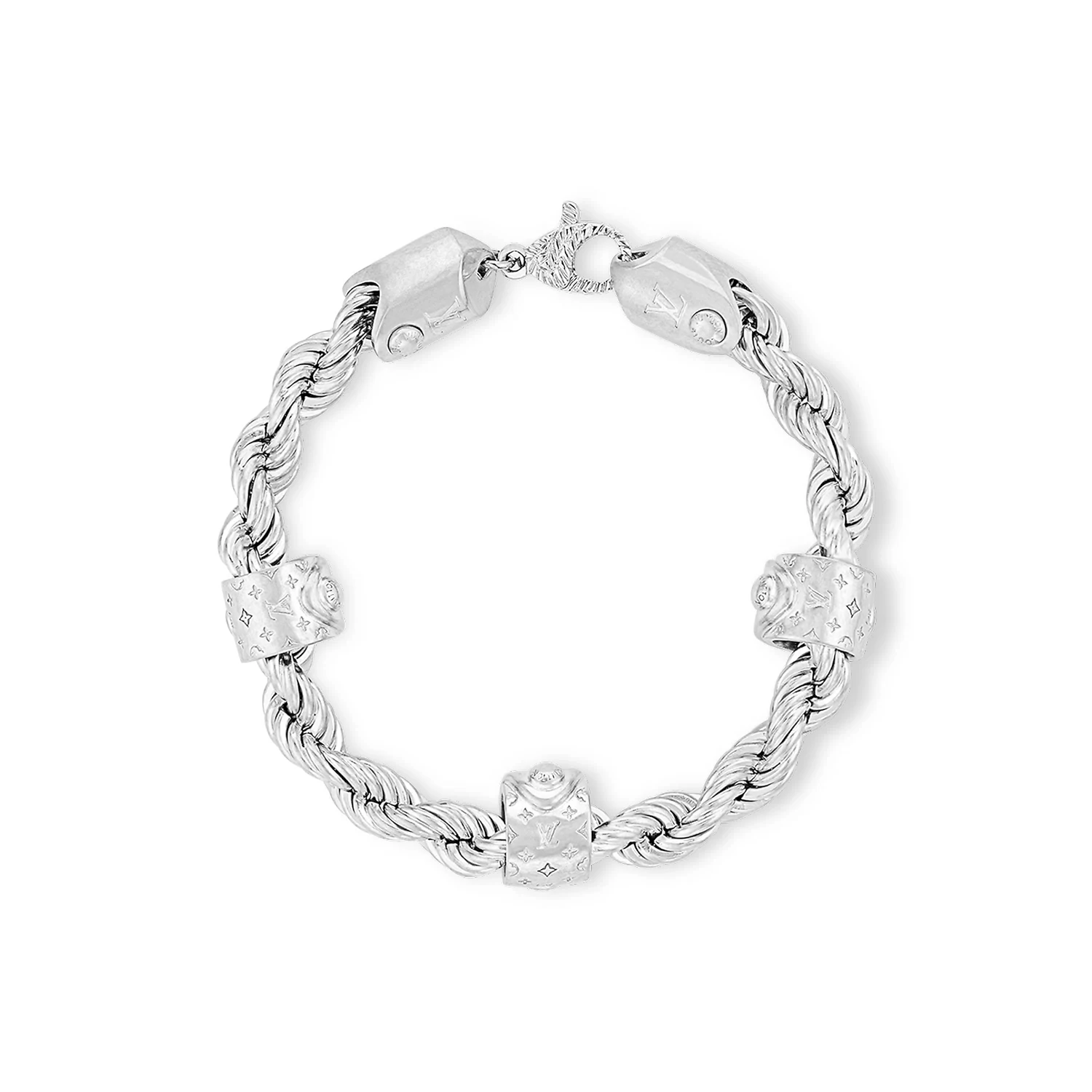 商品Louis Vuitton|【预售】 LV路易威登 25春夏 男士 手镯 LV ROPE 手链 M1540L ,价格¥6187,第1张图片