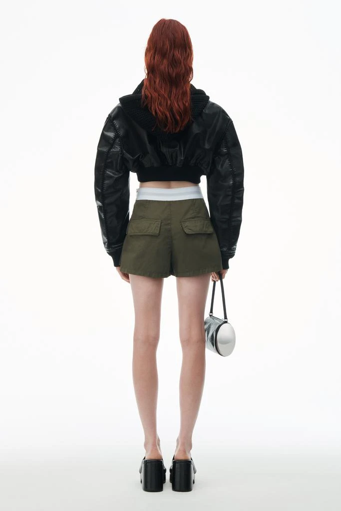 商品Alexander Wang|High-Waisted Cargo Rave Short,价格¥3713,第4张图片详细描述