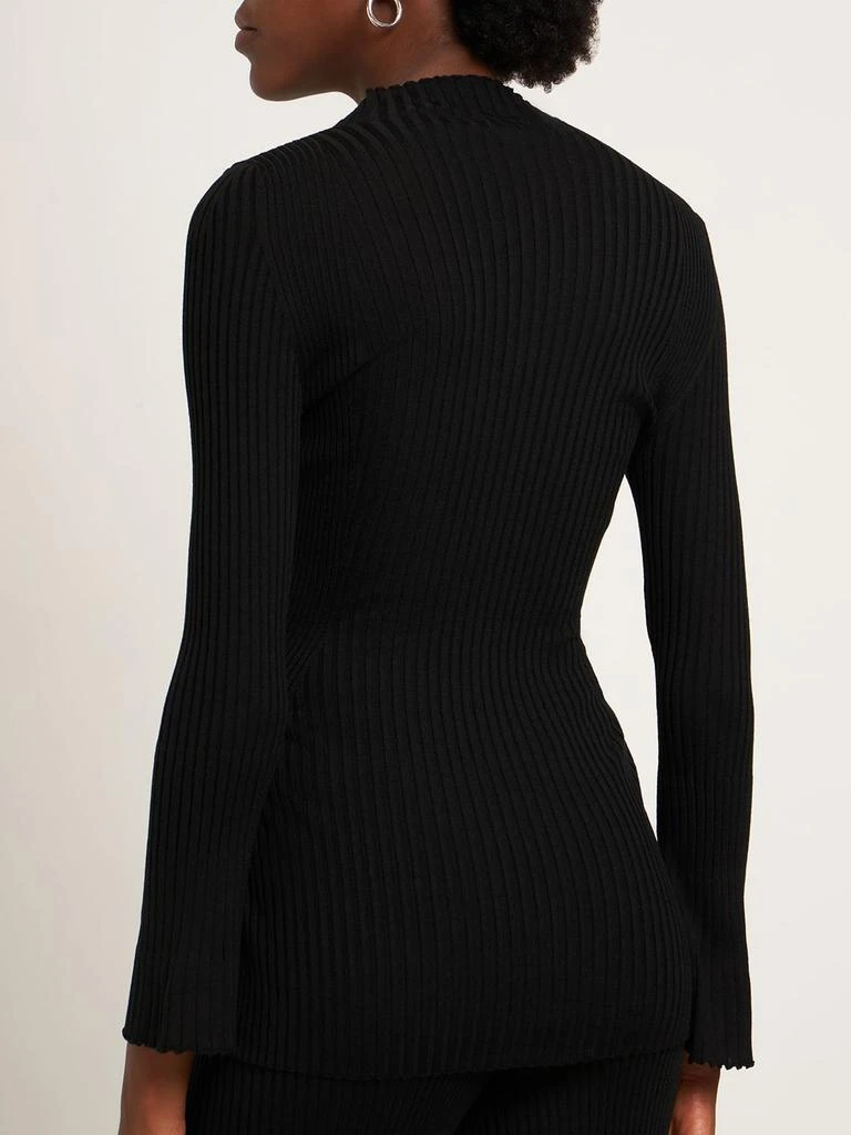 商品Wolford|Wool Ribbed Knit Long Sleeve Top,价格¥3368,第2张图片详细描述