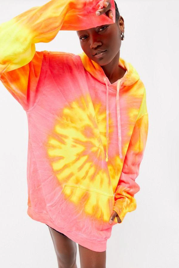 商品Urban Renewal|Urban Renewal Vintage Oversized Tie-Dye Hoodie Sweatshirt,价格¥227,第1张图片