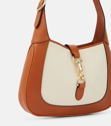 Gucci Jackie S号皮革边饰单肩包 商品