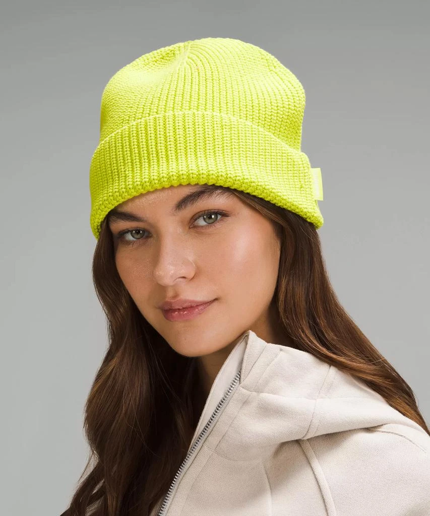 商品Lululemon|Close-Fit Cotton-Blend Ribbed Beanie,价格¥189,第2张图片详细描述