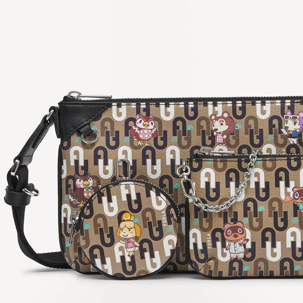 Furla Women's Animal Crossing Cross Body Bag - Khaki商品第4张图片规格展示