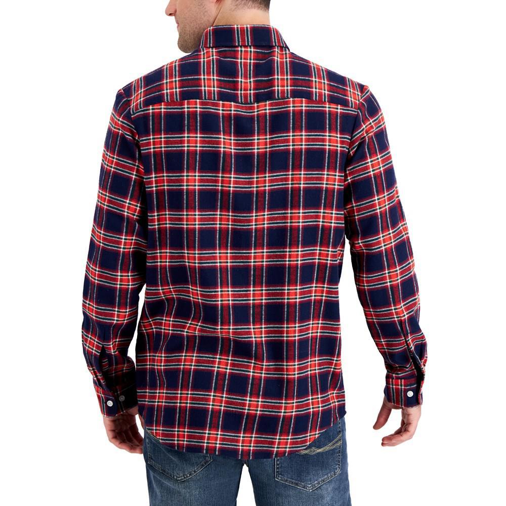 商品Club Room|Men's Regular-Fit Plaid Flannel Shirt, Created for Macy's,价格¥110,第4张图片详细描述