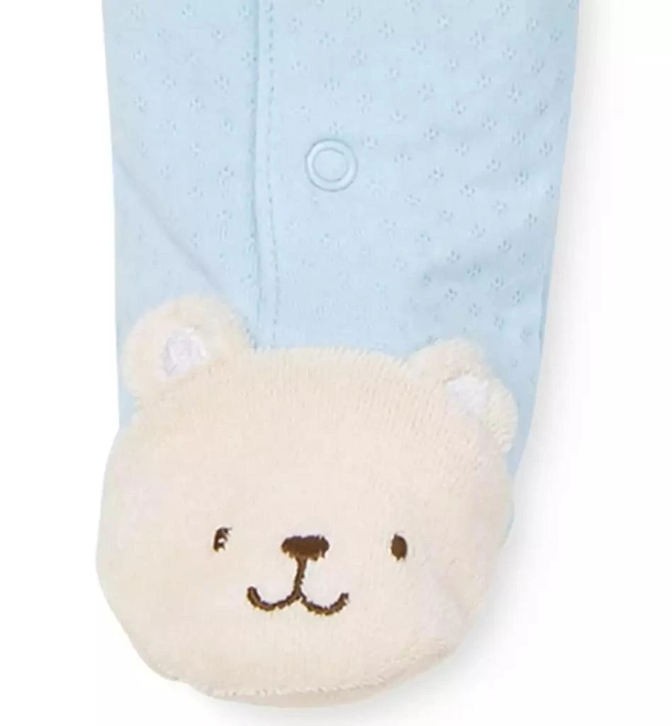 商品Little Me|Baby Boys Cute Bear Snap Close Footed Coverall,价格¥97,第3张图片详细描述