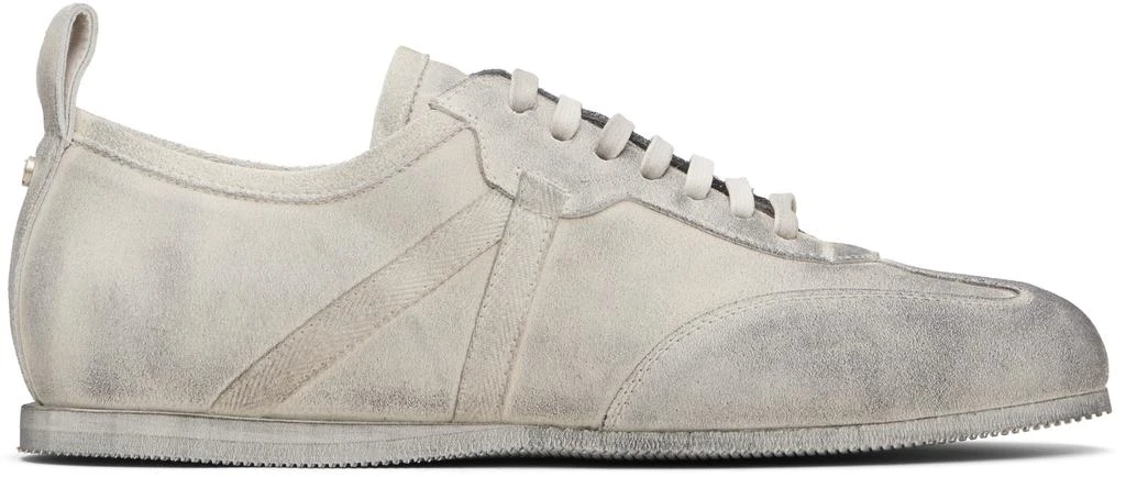 商品ANN DEMEULEMEESTER|White & Gray Siru Boxing Sneakers,价格¥5142,第1张图片