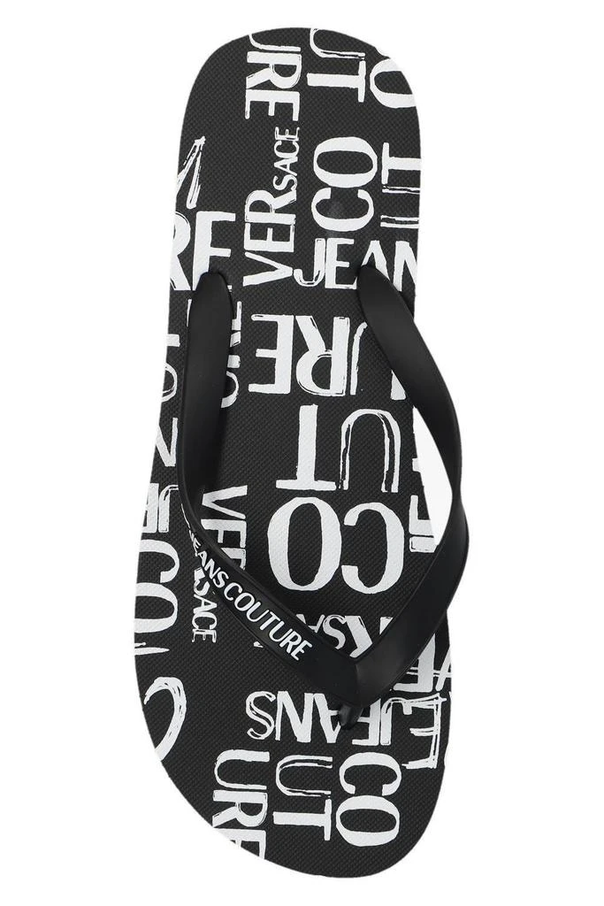 商品Versace|Versace Jeans Couture Logo Embossed Thong Strap Flip-Flops,价格¥115,第4张图片详细描述