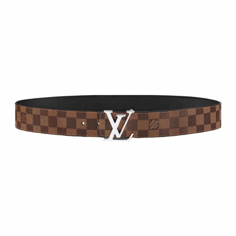 LOUIS VUITTON LV双面平滑扣牛皮帆布腰带宽4cm 商品