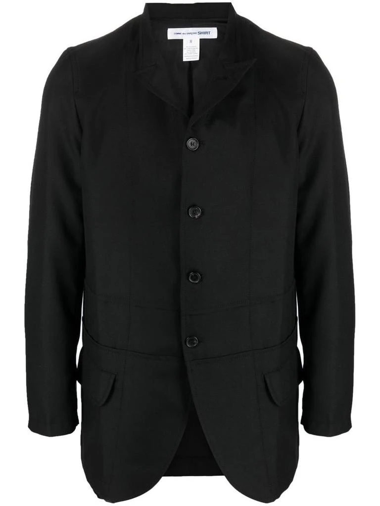 商品Comme des Garcons|COMME DES GARÇONS Single-breasted wool blend jacket,价格¥3667,第1张图片