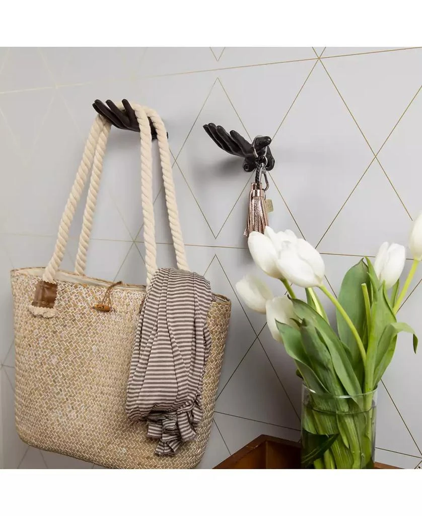"Palms Up" Cast Iron 2-Piece Wall Mount Hook Set 商品