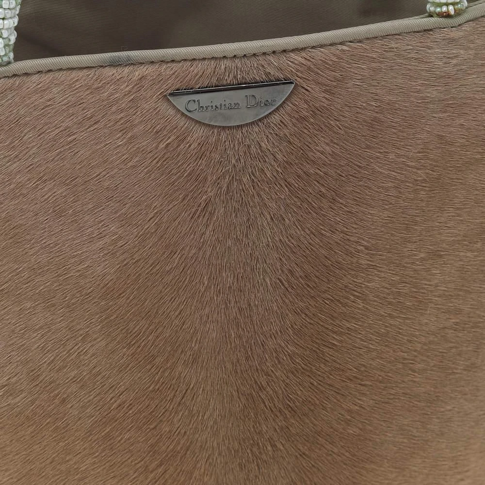 商品[二手商品] Dior|Dior Beige Pony Hair Shopper Tote,价格¥2661,第5张图片详细描述