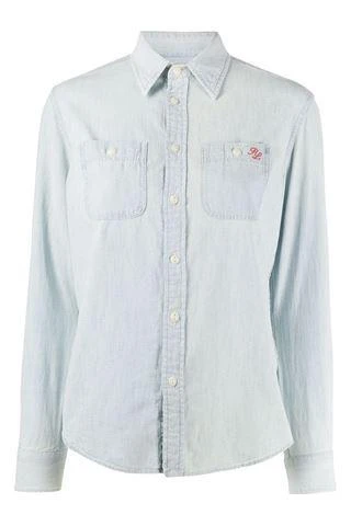 商品Ralph Lauren|Ralph Lauren Womenswear Long Sleeve Bear Shirt,价格¥1278,第1张图片