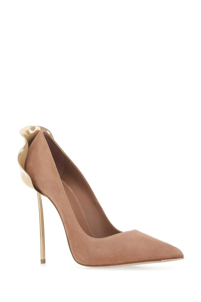 商品LE SILLA|Antiqued pink suede Petalo pumps,价格¥3132,第1张图片