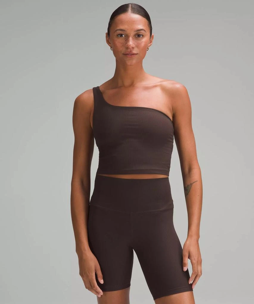 商品Lululemon|Ribbed Nulu Asymmetrical Yoga Tank Top *Light Support, A/B Cup,价格¥240,第1张图片