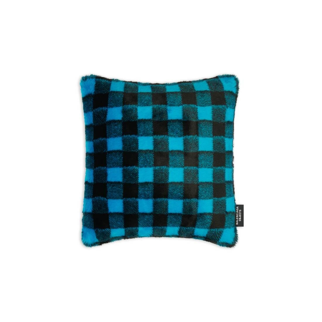 包邮包税【预售7天发货】 BALENCIAGA巴黎世家 23秋冬 女士 家居用品 Vichy Cushion in Blue/black 698554T01224684 商品