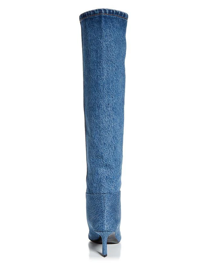 商品Alexander Wang|Women's Viola Denim Slouch Boots,价格¥7011,第3张图片详细描述