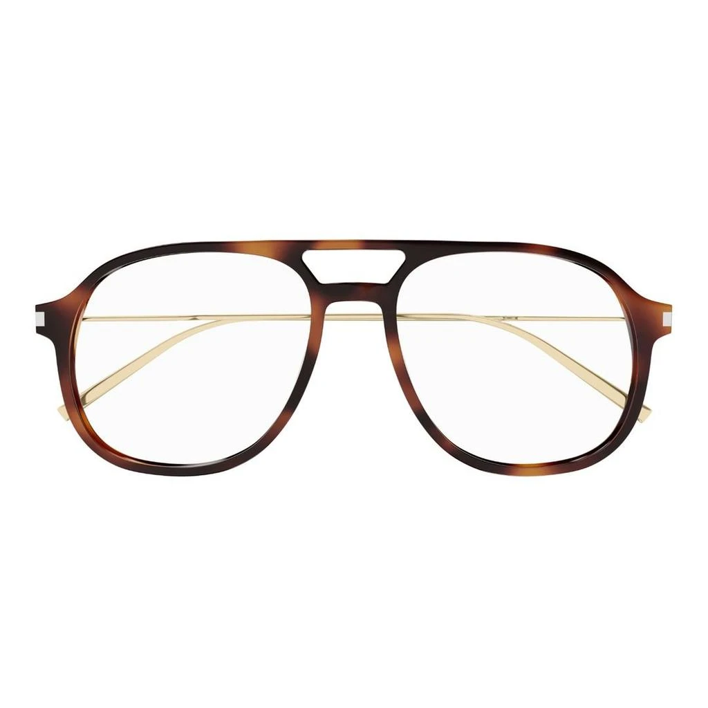 商品Yves Saint Laurent|Saint Laurent Eyewear Pilot Frame Glasses,价格¥2863,第1张图片