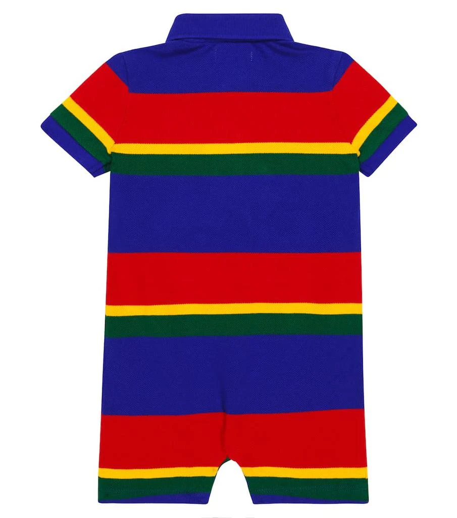 商品Ralph Lauren|Baby striped piqué bodysuit,价格¥386,第2张图片详细描述
