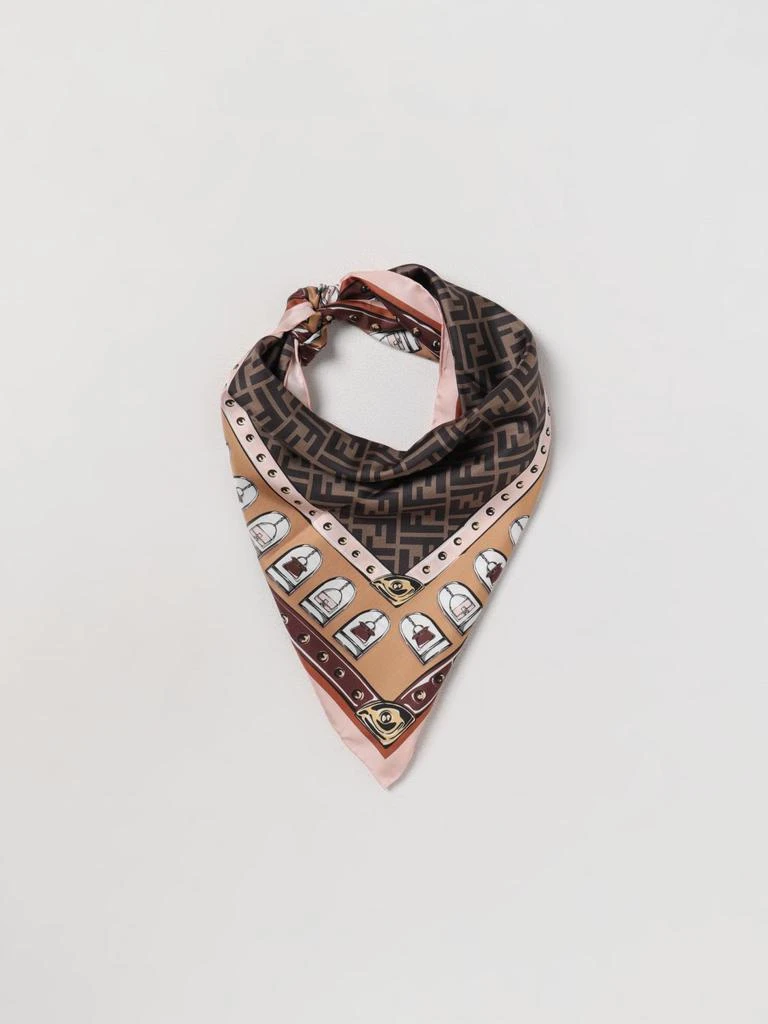 商品Fendi|Fendi silk scarf with FF Fendi pattern,价格¥3102,第2张图片详细描述