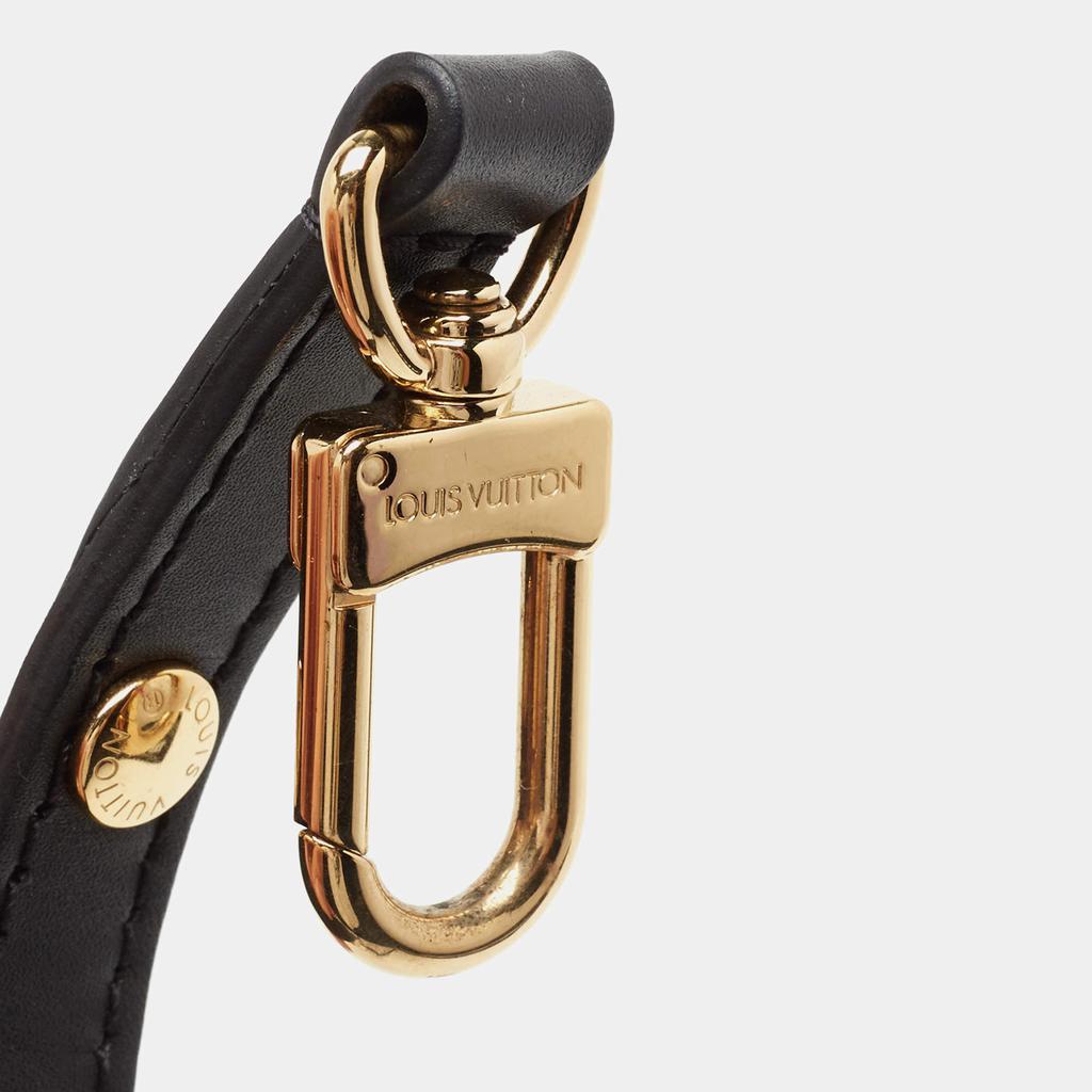 商品[二手商品] Louis Vuitton|Louis Vuitton Black Leather Adjustable Shoulder Strap,价格¥3276,第6张图片详细描述