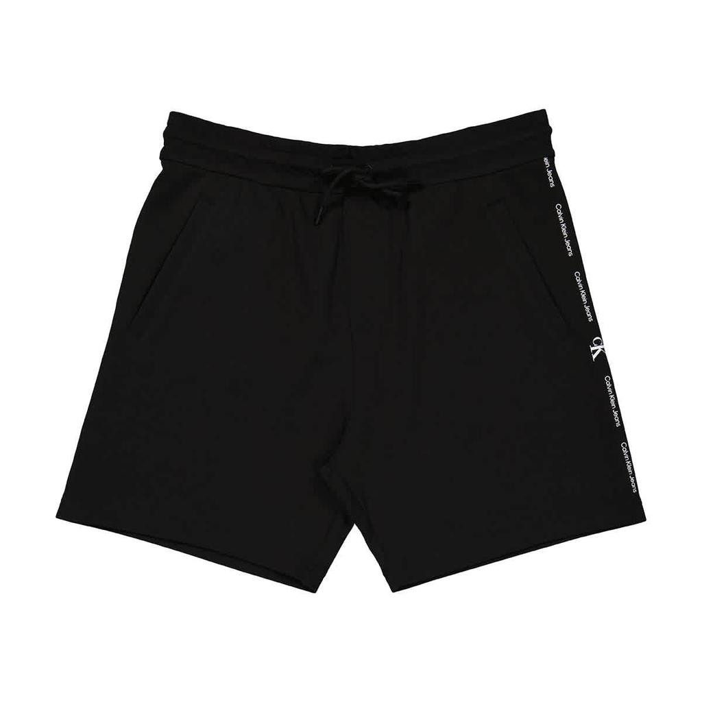 Men's Black Repeat Logo Shorts商品第1张图片规格展示