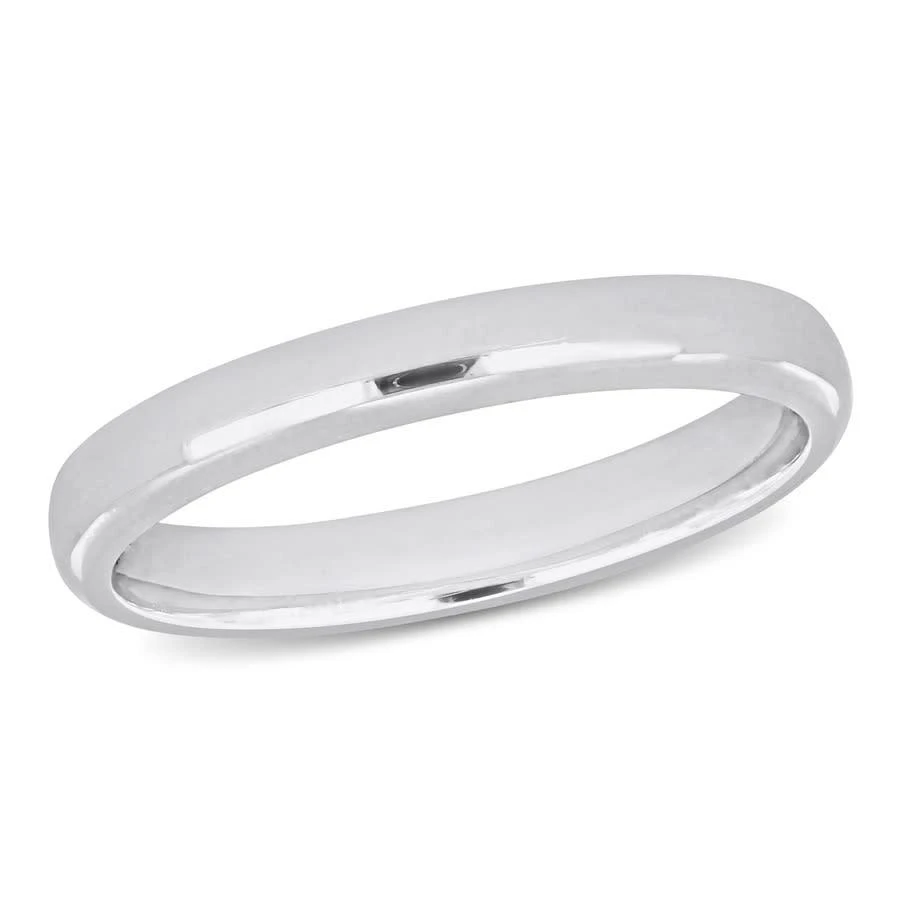 商品Amour|2.5mm Comfort Fit Wedding Band in 14k White Gold,价格¥1790,第1张图片