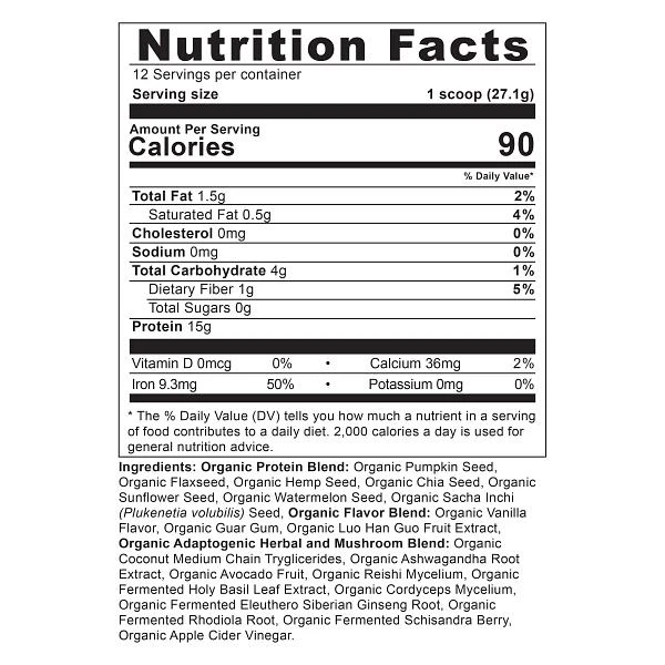 商品Ancient Nutrition|Plant Protein+ | Powder Vanilla (12 Servings),价格¥341,第2张图片详细描述