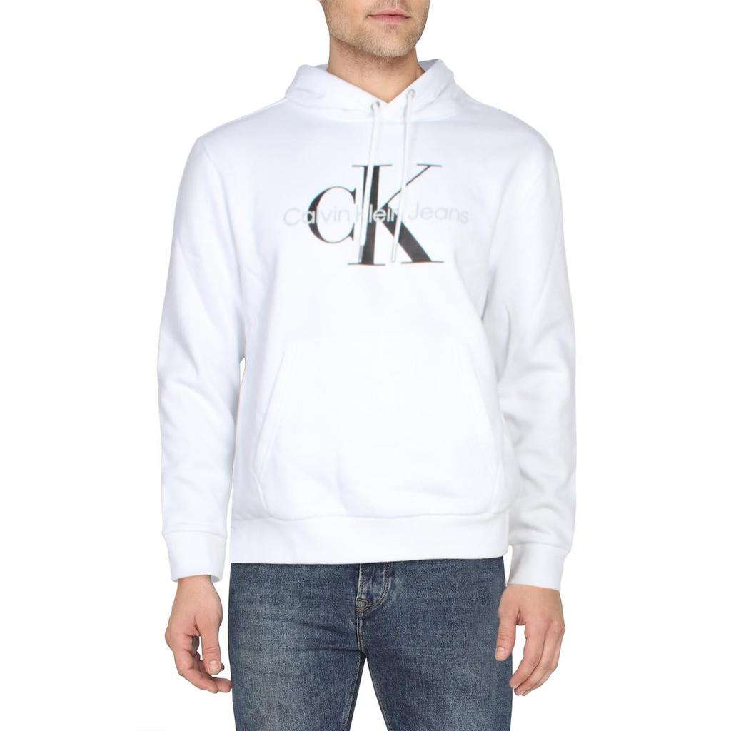 Calvin Klein Men's Monogram Logo Fleece Lined Hoodie商品第1张图片规格展示