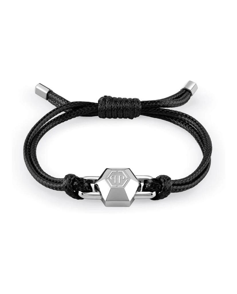 商品Philipp Plein|Plein Edge Cotton Cord Bracelet,价格¥827,第1张图片