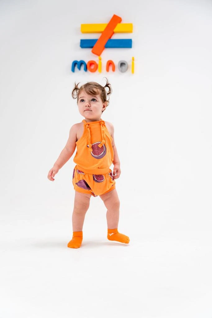 商品moi noi|Orange Fig Graphic Sleeveless Babysuit Outfit,价格¥223,第3张图片详细描述