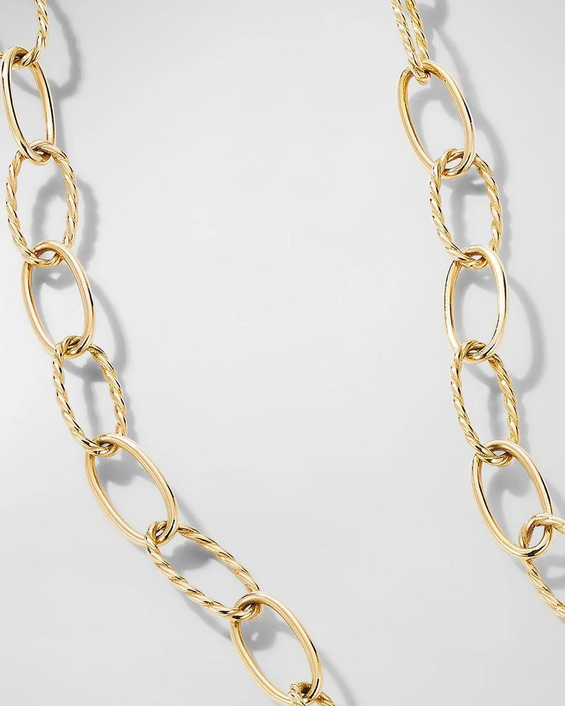 商品David Yurman|Elongated Oval Link Necklace in 18K Gold, 6mm, 18"L,价格¥20856,第3张图片详细描述