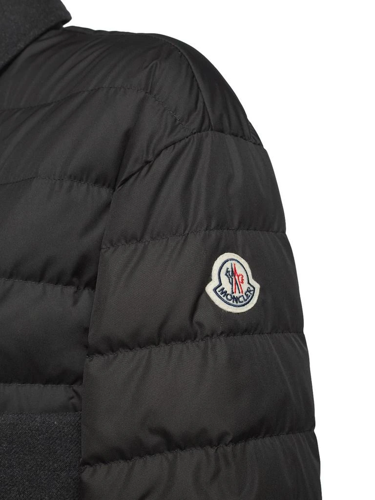 商品Moncler|Nylon Down Shirt Jacket,价格¥8778,第5张图片详细描述