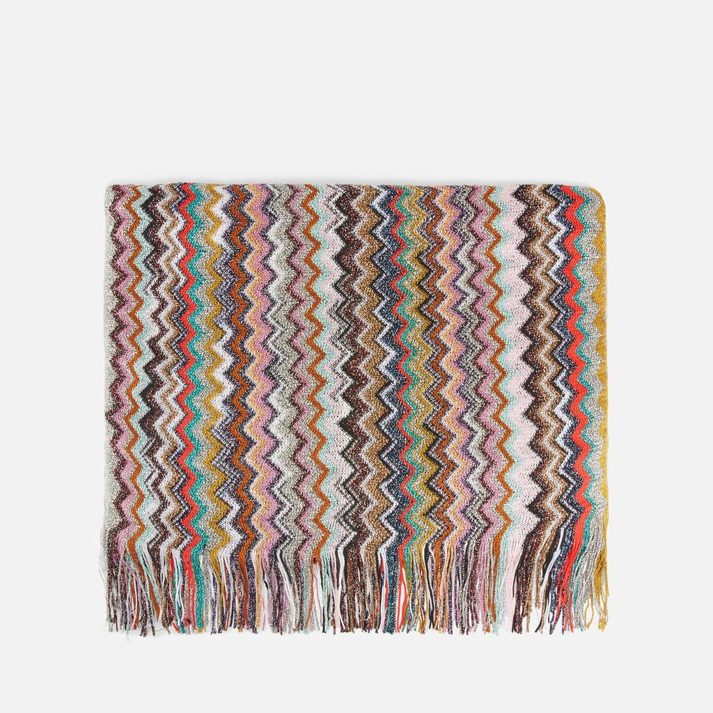 商品Missoni|Missoni Zig Zag Lurex-Knit Scarf,价格¥1005,第2张图片详细描述