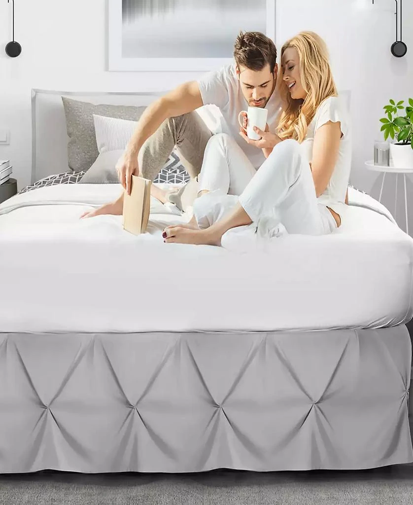 Bedding 14" Tailored Pinch Pleated Bedskirt, California King 商品