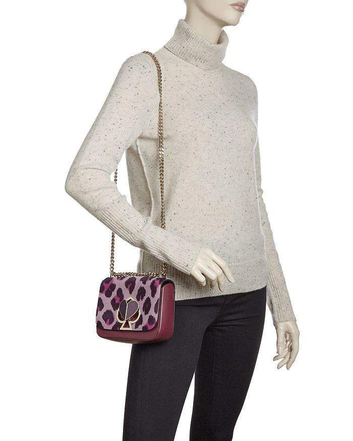 商品Kate Spade|Small Convertible Chain Calf Hair & Leather Shoulder Bag,价格¥2329,第2张图片详细描述