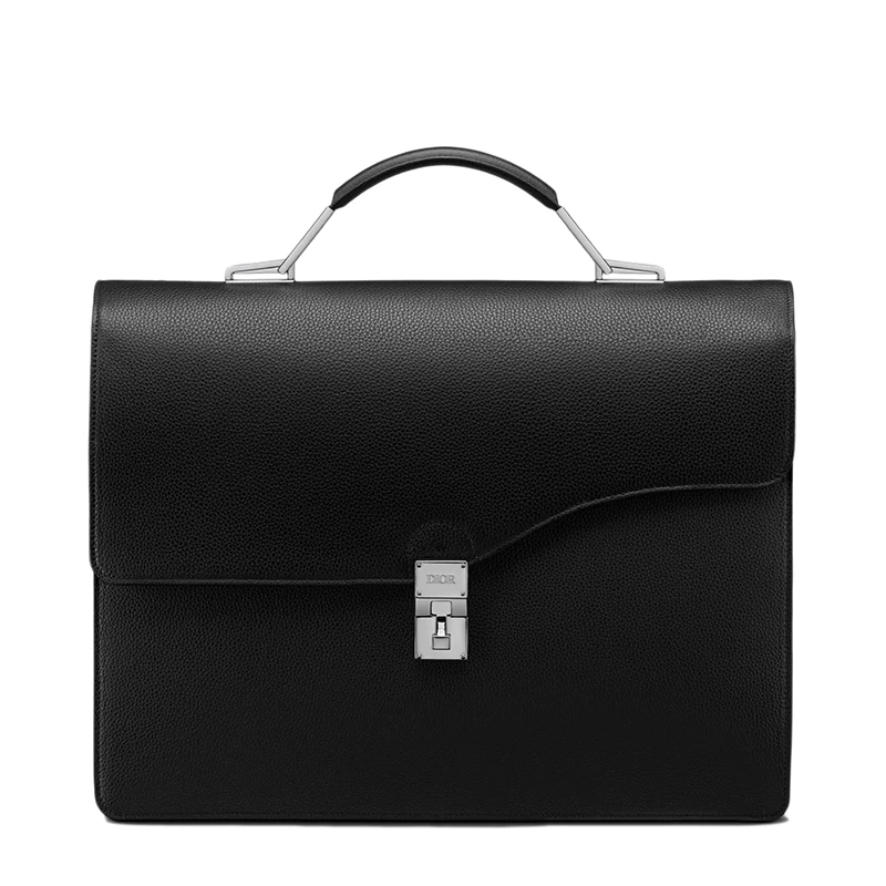 DIOR/迪奥 2021年秋冬款ELITE系列 男士黑色粒面小牛皮手提公文包 商品