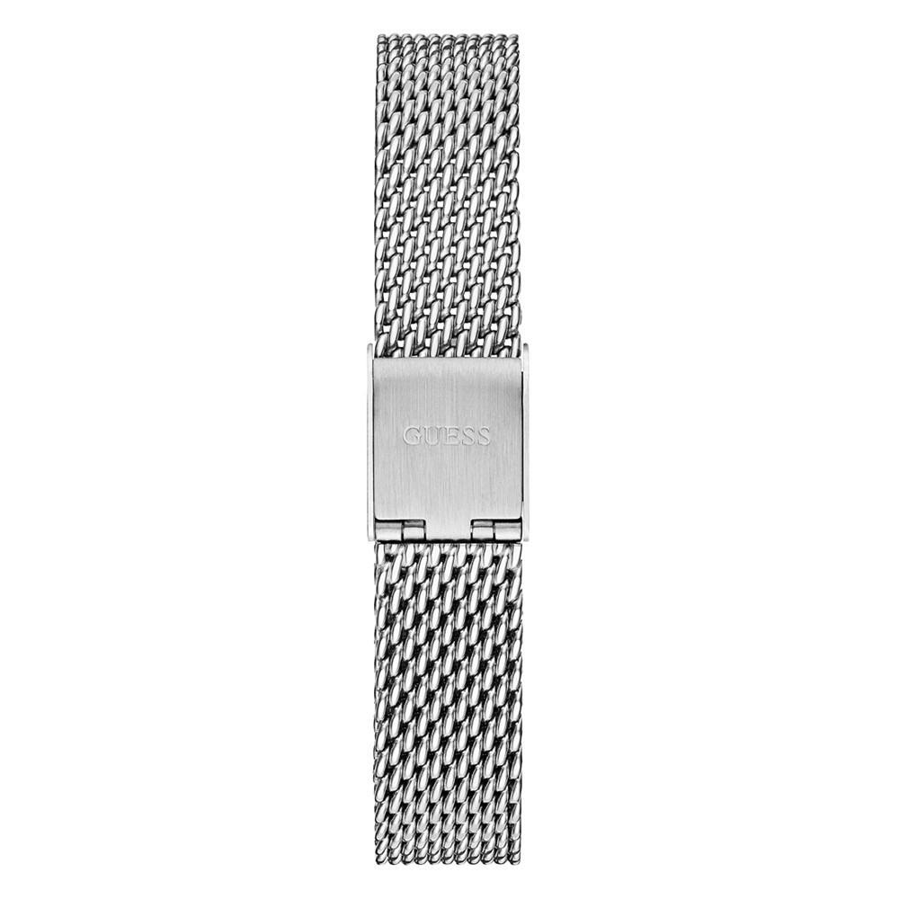 商品GUESS|Women's Silver-Tone Mesh Bracelet Watch 25mm,价格¥706,第5张图片详细描述