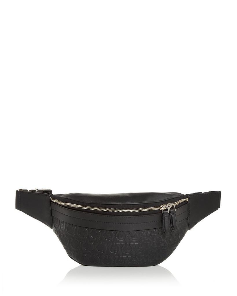 商品Salvatore Ferragamo|Travel Gancini Embossed Leather Belt Bag,价格¥8805,第1张图片
