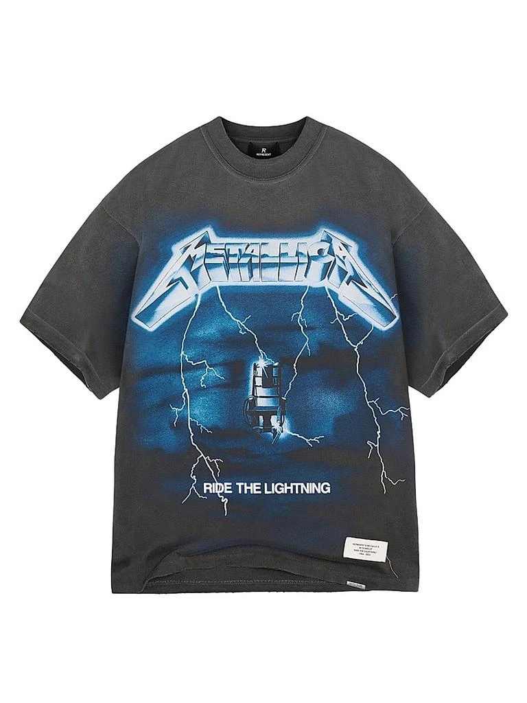 商品Represent|Metallica Ride the Lightning T-Shirt,价格¥1153,第1张图片