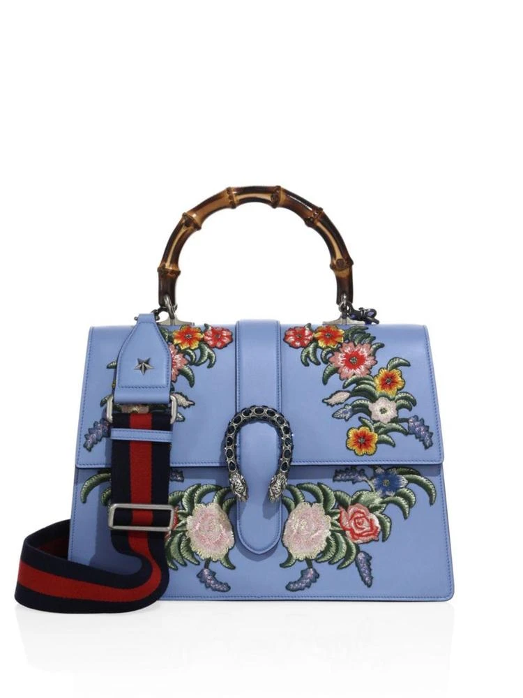 商品Gucci|Dionysus Embroidered 酒神手拎包,价格¥38977,第1张图片