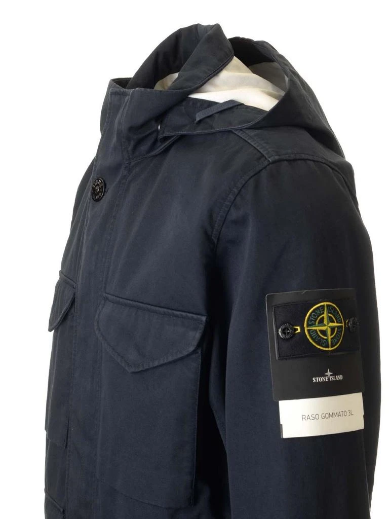 商品Stone Island|Field Jacket Jackets Blue,价格¥5333,第4张图片详细描述