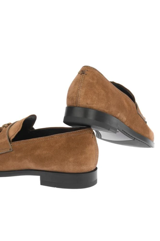商品Zegna|Ermenegildo Zegna Men&#39;s  Brown Other Materials Loafers,价格¥4315,第2张图片详细描述