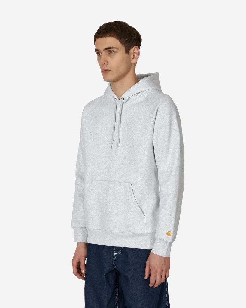 商品Carhartt WIP|Chase Hooded Sweatshirt Grey,价格¥902,第2张图片详细描述