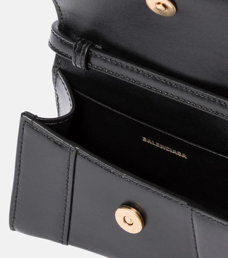 商品Balenciaga|Hourglass Mini leather crossbody bag,价格¥8432,第3张图片详细描述