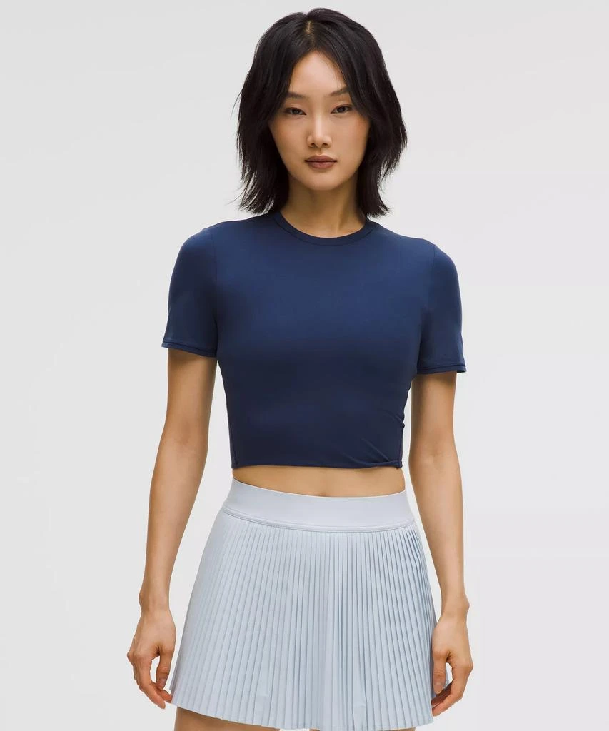 Wundermost Ultra-Soft Nulu Crewneck Cropped T-Shirt 商品