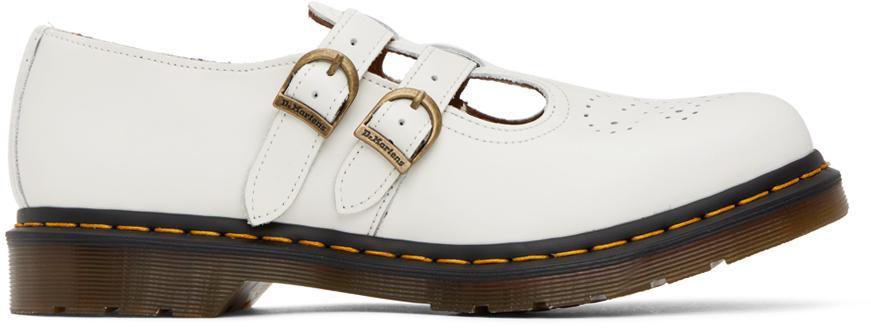 商品Dr. Martens|White 8065 Mary Jane Oxfords,价格¥953,第1张图片