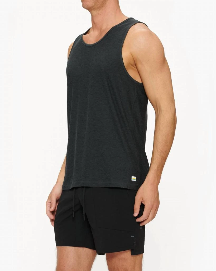 商品Vuori|Strato Tech Tank Top In Charcoal Heather,价格¥350,第3张图片详细描述